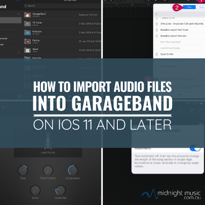 How to import music into garageband mac