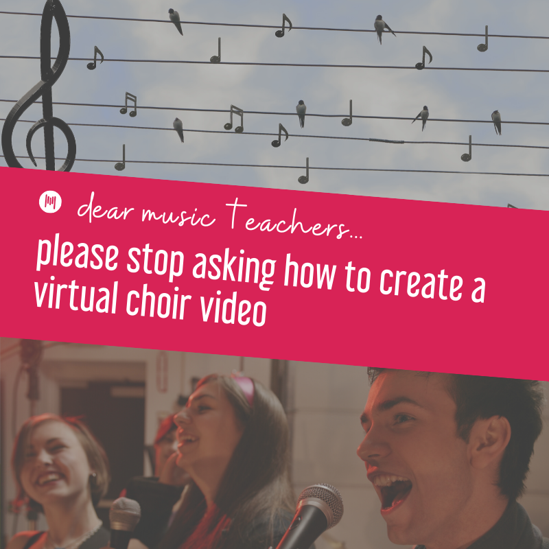 Dear Music Teachers - Please Stop Asking How To Create A Virtual ...